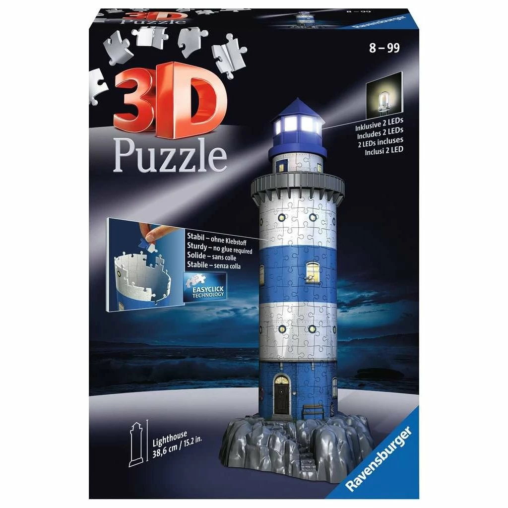 LIGHTHOUSE NIGHT EDITION 3D PUZZLE 1 LIGHTHOUSE NIGHT EDITION 3D PUZZLE