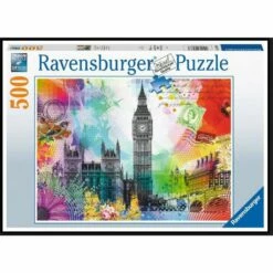 LONDON POSTCARD 500 PIECE PUZZLE