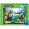 MINECRAFT MOSAIC 1000 PIECE PUZZLE