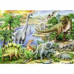 PREHISTORIC LIFE 60 PIECE PUZZLE