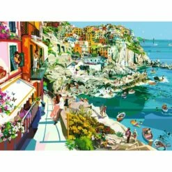 ROMANCE IN CINQUE TERRE 1500 PIECE PUZZLE -Bandai Sales Store ravensburger usa romance in cinque terre 1500 piec 1