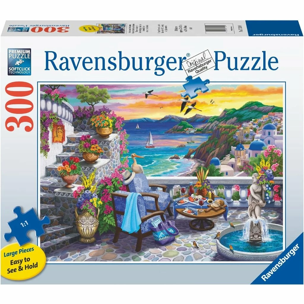 SANTORINI SUNSET 300 PIECE PUZZLE 1 SANTORINI SUNSET 300 PIECE PUZZLE