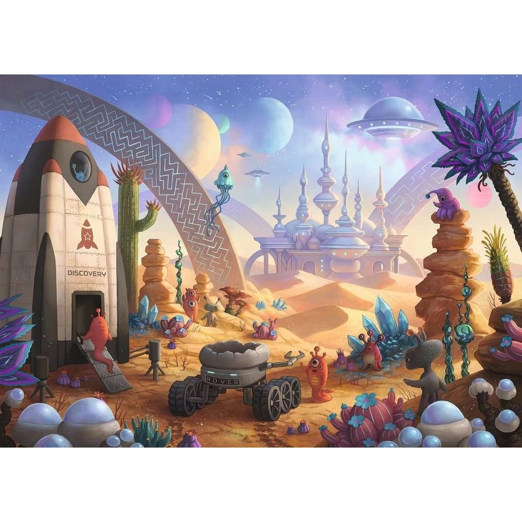SPACE STORM STRIKE ESCAPE 368 PIECE PUZZLE 2 SPACE STORM STRIKE ESCAPE 368 PIECE PUZZLE - Image 2