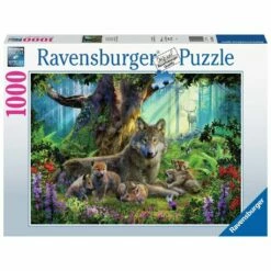 WOLVES IN THE FOREST 1000 PIECE PUZZLE