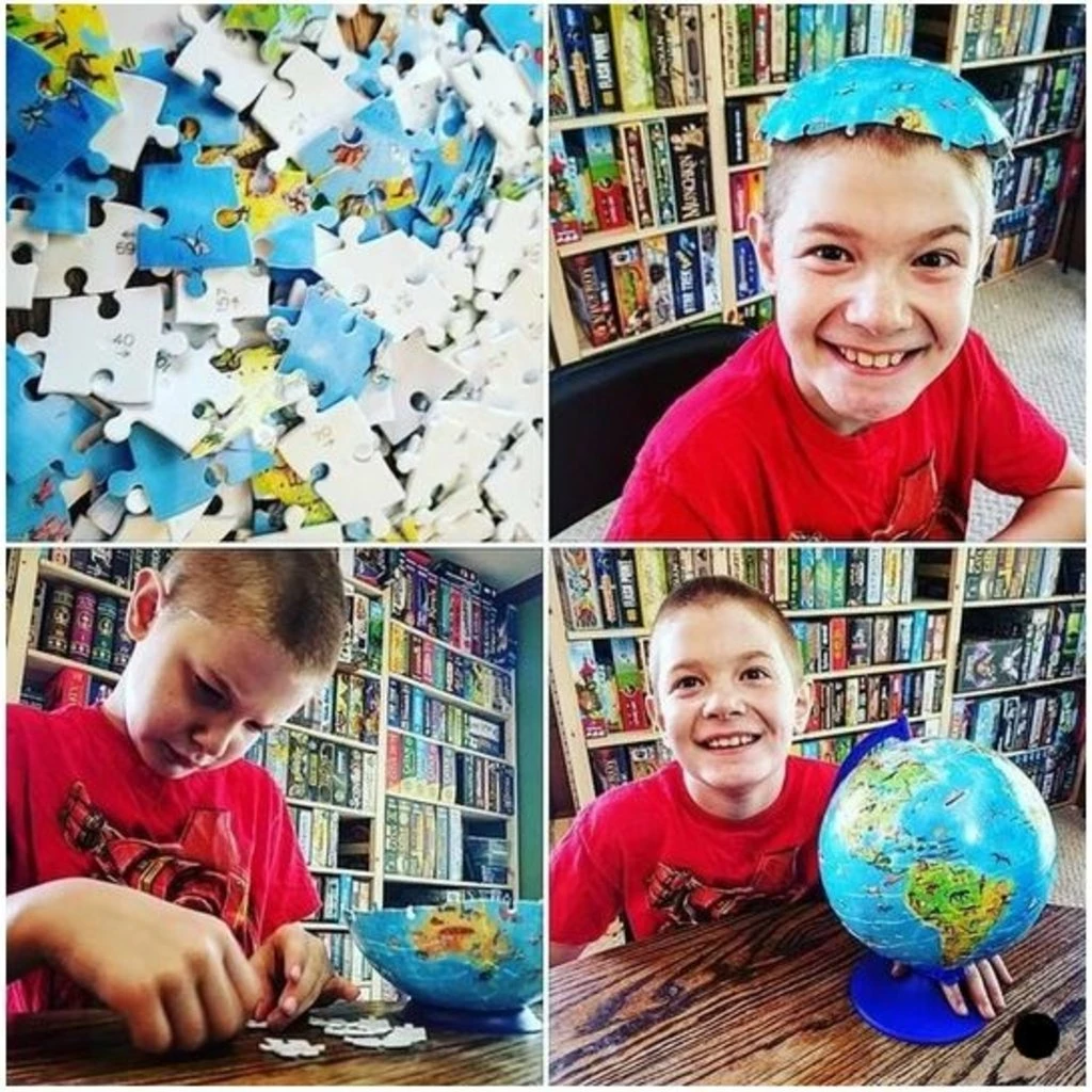 WORLD GLOBE 3D PUZZLE 1 WORLD GLOBE 3D PUZZLE