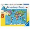 WORLD MAP 60 PIECE PUZZLE