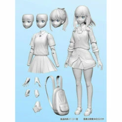 Rikka Takarada SSSS.GRIDMAN Articulated Plastic Model Kit -Bandai Sales Store rikka takarada ssssgridman articulated plastic model kit 3