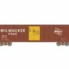Athearn Roundhouse 15096 HO Scale 50' PS-1 Single Sliding Door Boxcar Milwaukee Road MILW 16606