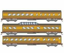 Roundhouse 79131 HO Scale Streamlined Passenger 3 Car Set Union Pacific UP