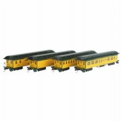 Roundhouse 84826 HO Scale Overland Passenger Car 4 Pack Virginia & Truckee V&T - NOS
