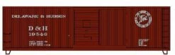 Roundhouse 85200 HO Scale 40' Double Sheathed Boxcar Delaware & Hudson D&H 19546 - NOS