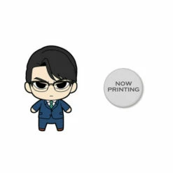 KADOKAWA Ryo Aoki Yakuza Like A Dragon Kiwami Plushie And Tin Badge Set