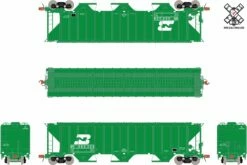 ScaleTrains 32298 HO Scale Rivet Counter PS-2CD 4785 Covered Hopper Burlington Northern BN 464308 -Bandai Sales Store scaletrains 32298 ho scale rivet counter ps 2cd 4785 covered hopper burlington northern bn 464308 2