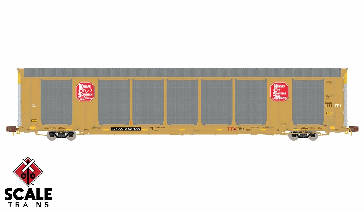 ScaleTrains 33747 Rivet N Scale Gunderson Multi-Max Autorack Kansas City Southern KCS CTTX 695076 1 ScaleTrains 33747 Rivet N Scale Gunderson Multi-Max Autorack Kansas City Southern KCS CTTX 695076