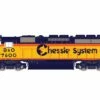 ScaleTrains 33797 Rivet N Scale EMD SD40-2 Chessie System B&O 7604 DCC LokSound