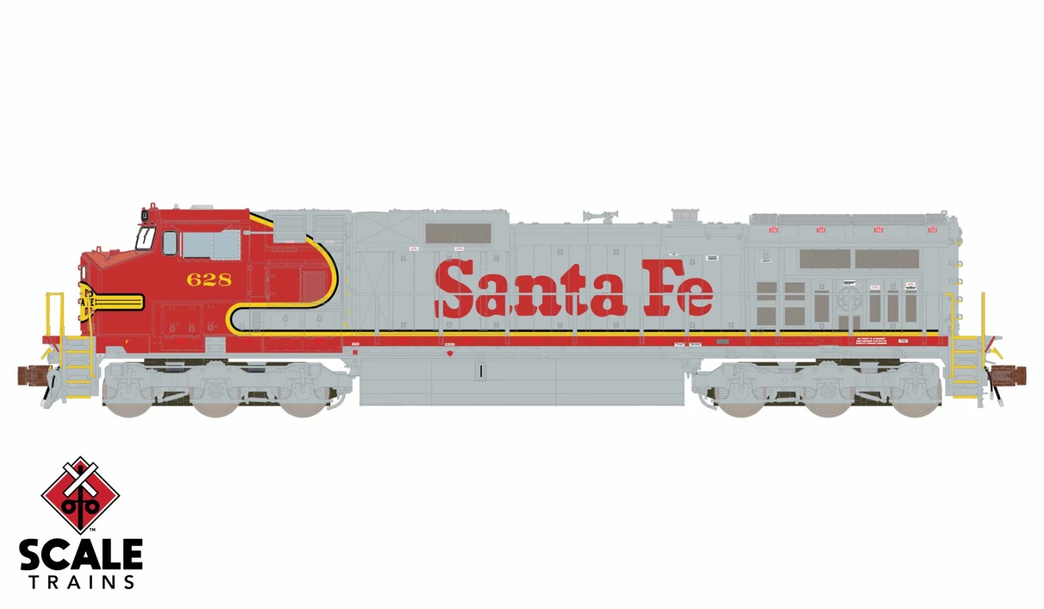 ScaleTrains 38518 Rivet Counter N Scale GE Dash 9-44CW Santa Fe ATSF 644 1 ScaleTrains 38518 Rivet Counter N Scale GE Dash 9-44CW Santa Fe ATSF 644