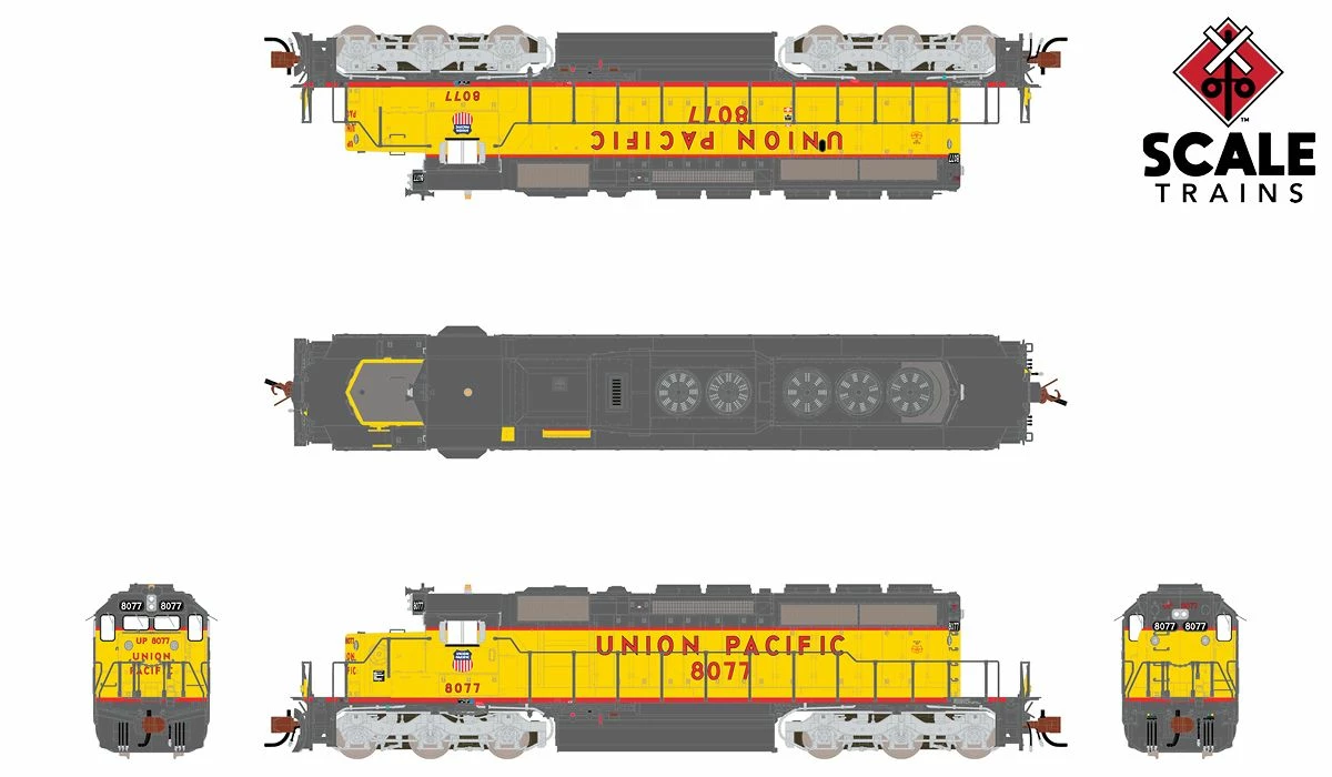 ScaleTrains 38615 Rivet N Scale EMD SD40-2 Union Pacific "Fast Forty" UP 8096 DCC LokSound 2 ScaleTrains 38615 Rivet N Scale EMD SD40-2 Union Pacific "Fast Forty" UP 8096 DCC LokSound - Image 2