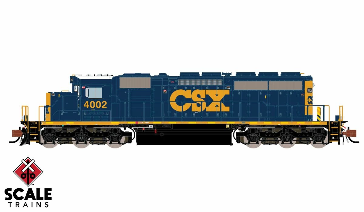 ScaleTrains 38625 Rivet N Scale EMD SD40-3 CSX 4016 DCC LokSound 1 ScaleTrains 38625 Rivet N Scale EMD SD40-3 CSX 4016 DCC LokSound
