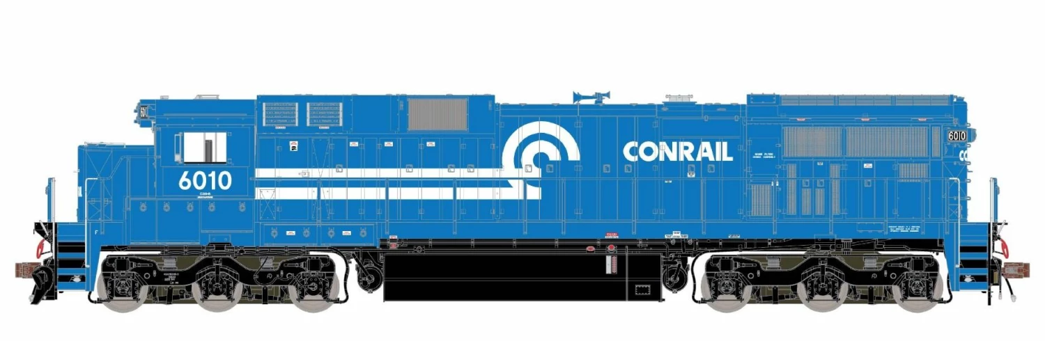 ScaleTrains 38751 Rivet HO GE C39-8 Phase III Conrail CR 6010 DCC & Sound 1 ScaleTrains 38751 Rivet HO GE C39-8 Phase III Conrail CR 6010 DCC & Sound
