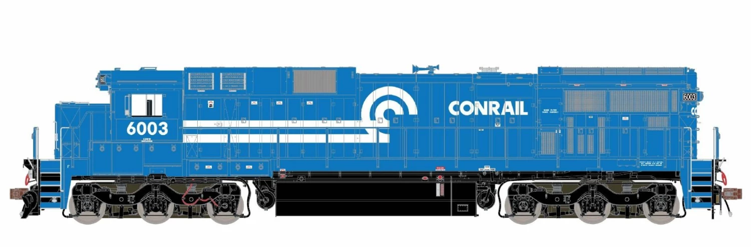 ScaleTrains 38758 Rivet HO GE C39-8 Phase III "Ditch Lights" Conrail CR 6003 DC 1 ScaleTrains 38758 Rivet HO GE C39-8 Phase III "Ditch Lights" Conrail CR 6003 DC