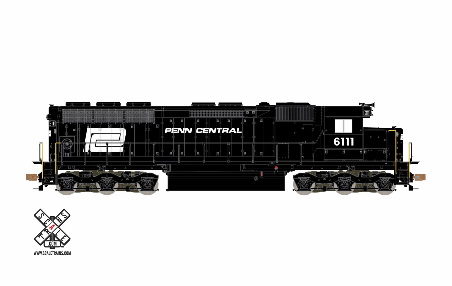 ScaleTrains Operator 11182 HO Scale EMD SD45 Penn Central PC 6137 DCC Sound 1 ScaleTrains Operator 11182 HO Scale EMD SD45 Penn Central PC 6137 DCC Sound