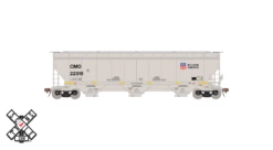 ScaleTrains Rivet 33308 HO Scale Gunderson 5188 Covered Hopper Union Pacific UP/CMO 22767