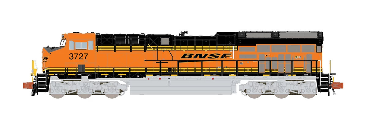 ScaleTrains Rivet 33625 N Scale GE ET44 Tier 4 Diesel "Heritage III" BNSF 3740 2 ScaleTrains Rivet 33625 N Scale GE ET44 Tier 4 Diesel "Heritage III" BNSF 3740 - Image 2