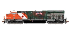 ScaleTrains Rivet 33644 N Scale GE ET44 Tier 4 Diesel "Veterans Commemorative" CN 3233 DCC & Sound -Bandai Sales Store scaletrains rivet 33644 n scale ge et44 tier 4 diesel veterans commemorative cn 3233 dcc sound