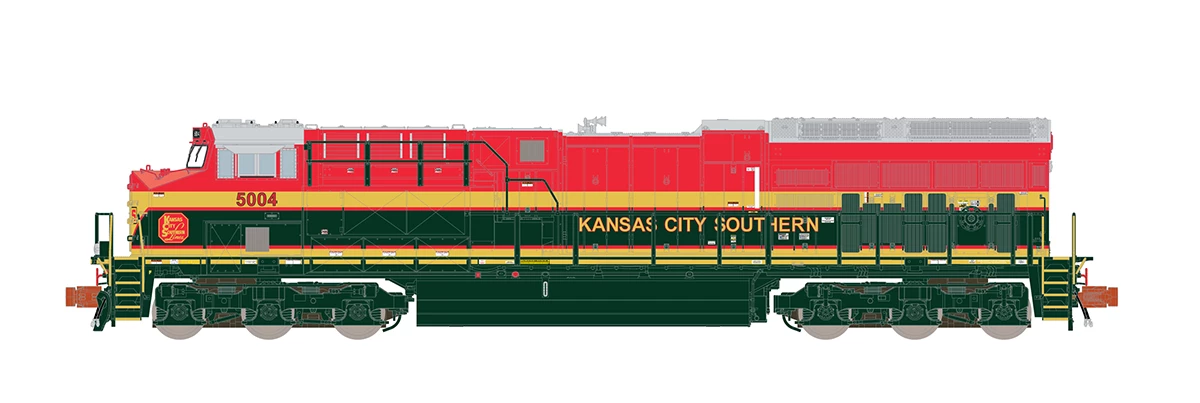 ScaleTrains Rivet 33657 N Scale GE ET44 Tier 4 Diesel "Southern Belle" KCS 5021 2 ScaleTrains Rivet 33657 N Scale GE ET44 Tier 4 Diesel "Southern Belle" KCS 5021 - Image 2