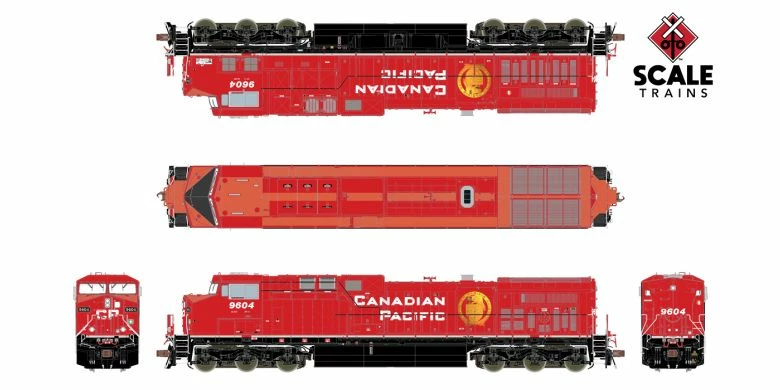 ScaleTrains Rivet 38448 HO Scale GE AC4400CW Diesel Canadian Pacific CP 9658 2 ScaleTrains Rivet 38448 HO Scale GE AC4400CW Diesel Canadian Pacific CP 9658 - Image 2
