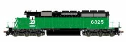 ScaleTrains Rivet 38778 HO Scale EMD SD40-2 Burlington Northern BN 6325 - DC