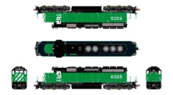 ScaleTrains Rivet 38780 HO Scale EMD SD40-2 Burlington Northern BN 6327 - DC -Bandai Sales Store scaletrains rivet 38780 ho scale emd sd40 2 burlington northern bn 6327 dc 2
