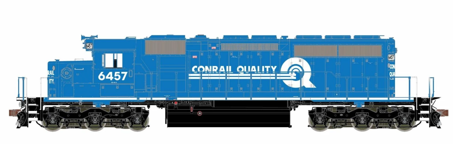 ScaleTrains Rivet 38798 HO Scale EMD SD40-2 Conrail Quality CR 6457 - DC 1 ScaleTrains Rivet 38798 HO Scale EMD SD40-2 Conrail Quality CR 6457 - DC