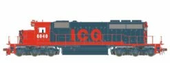 ScaleTrains Rivet 38804 HO Scale EMD SD40-2 Illinois Central Gulf ICG 6040 - DC