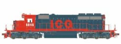 ScaleTrains Rivet 38807 HO Scale EMD SD40-2 Illinois Central Gulf ICG 6042 - DCC & Sound