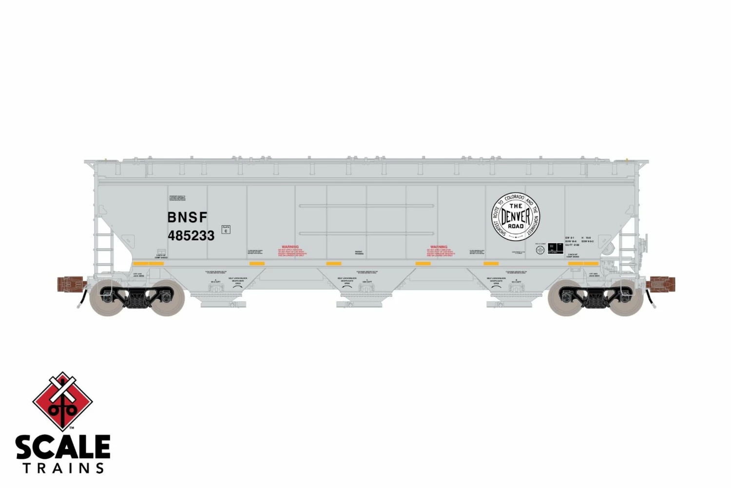 ScaleTrains Rivet N Scale Gunderson 5188 Covered Hopper Ft. Worth & Denver Heritage BNSF 1 ScaleTrains Rivet N Scale Gunderson 5188 Covered Hopper Ft. Worth & Denver Heritage BNSF