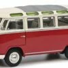 Schuco 450045400 (1:18) VW T1b Samba - Red And White
