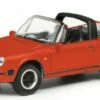 Schuco 452656400 HO Scale (1:87) Porsche 911 3.2 Targa - Red
