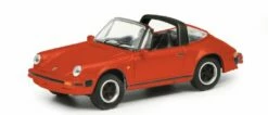 Schuco 452656400 HO Scale (1:87) Porsche 911 3.2 Targa - Red