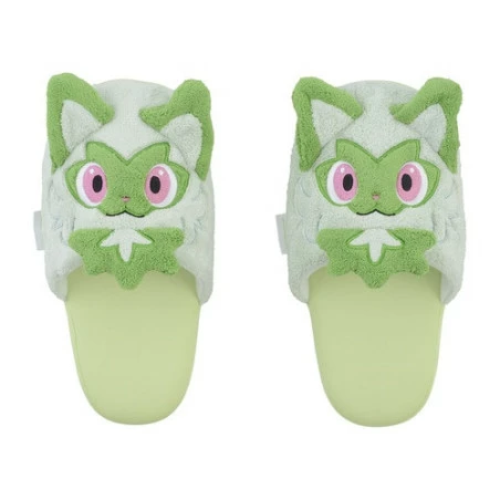 Slippers Sprigatito Pokemon Nya! Nya! Pokemon Center 2 Slippers Sprigatito Pokemon Nya! Nya! Pokemon Center - Image 2