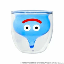 Square Enix Smile Slime Double Wall Glass Slime Blue Ver. Dragon Quest