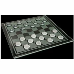 SpinMaster GLASS CHESS & CHECKERS -Bandai Sales Store spinmaster glass chess checkers 2