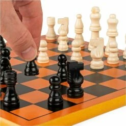 SpinMaster WOOD CHESS SET -Bandai Sales Store spinmaster wood chess set 2