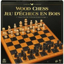 SpinMaster WOOD CHESS SET