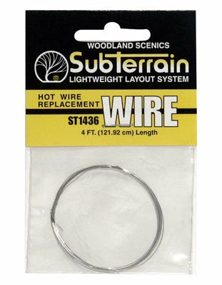 Woodland Scenics ST1436 Sub Terrain Tools, Hot Wire Replacement Wire 4' 1 Woodland Scenics ST1436 Sub Terrain Tools, Hot Wire Replacement Wire 4'