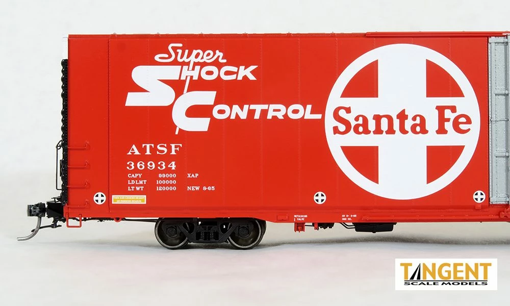 Tangent Scale Models 25023-06 HO Scale Greenville 86' Auto Parts Boxcar Santa Fe ATSF 36934 4 Tangent Scale Models 25023-06 HO Scale Greenville 86' Auto Parts Boxcar Santa Fe ATSF 36934 - Image 4