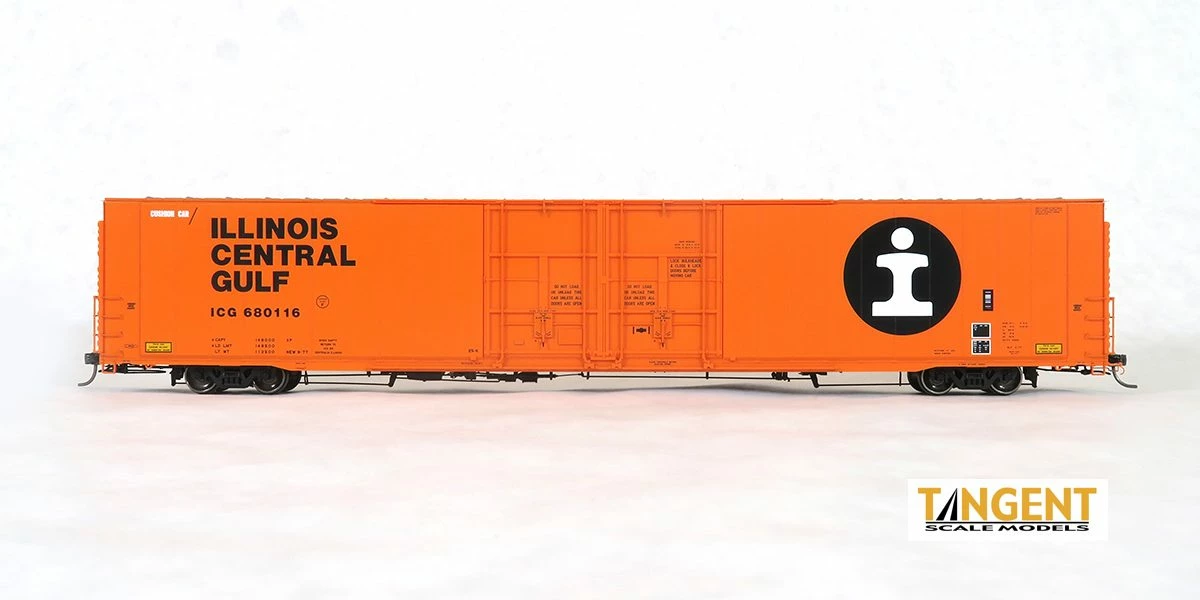 Tangent Scale Models 25030-03 HO Scale Greenville 86' Auto Parts Boxcar Illinois Central ICG 680115 2 Tangent Scale Models 25030-03 HO Scale Greenville 86' Auto Parts Boxcar Illinois Central ICG 680115 - Image 2