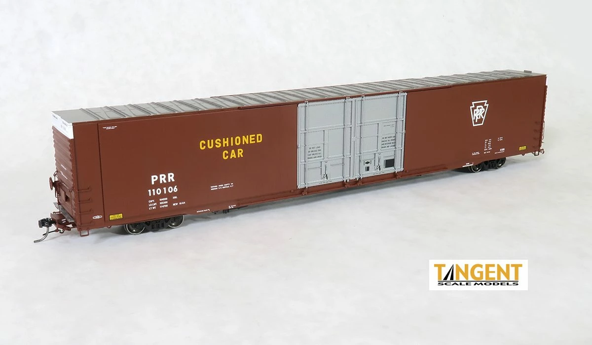 Tangent Scale Models 25032-01 HO Scale Greenville 86' Auto Parts Boxcar PRR X60B 110023 1 Tangent Scale Models 25032-01 HO Scale Greenville 86' Auto Parts Boxcar PRR X60B 110023
