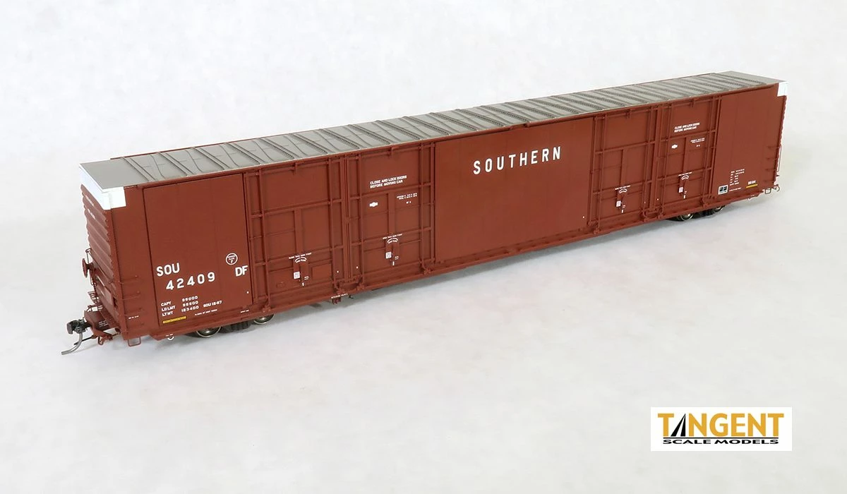 Tangent 25514-02 HO Scale 86' Auto Parts Boxcar NS Repaint Southern 42410 1 Tangent 25514-02 HO Scale 86' Auto Parts Boxcar NS Repaint Southern 42410