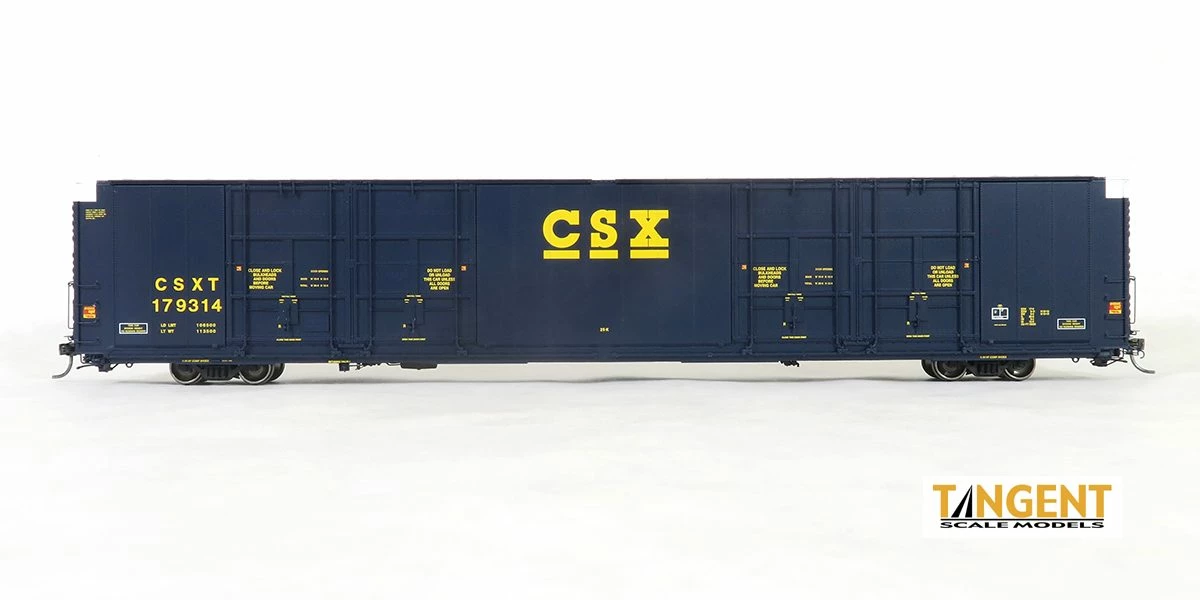 Tangent 25517-02 HO Scale 86' Quad Door Auto Parts Boxcar CSX 179300 2 Tangent 25517-02 HO Scale 86' Quad Door Auto Parts Boxcar CSX 179300 - Image 2